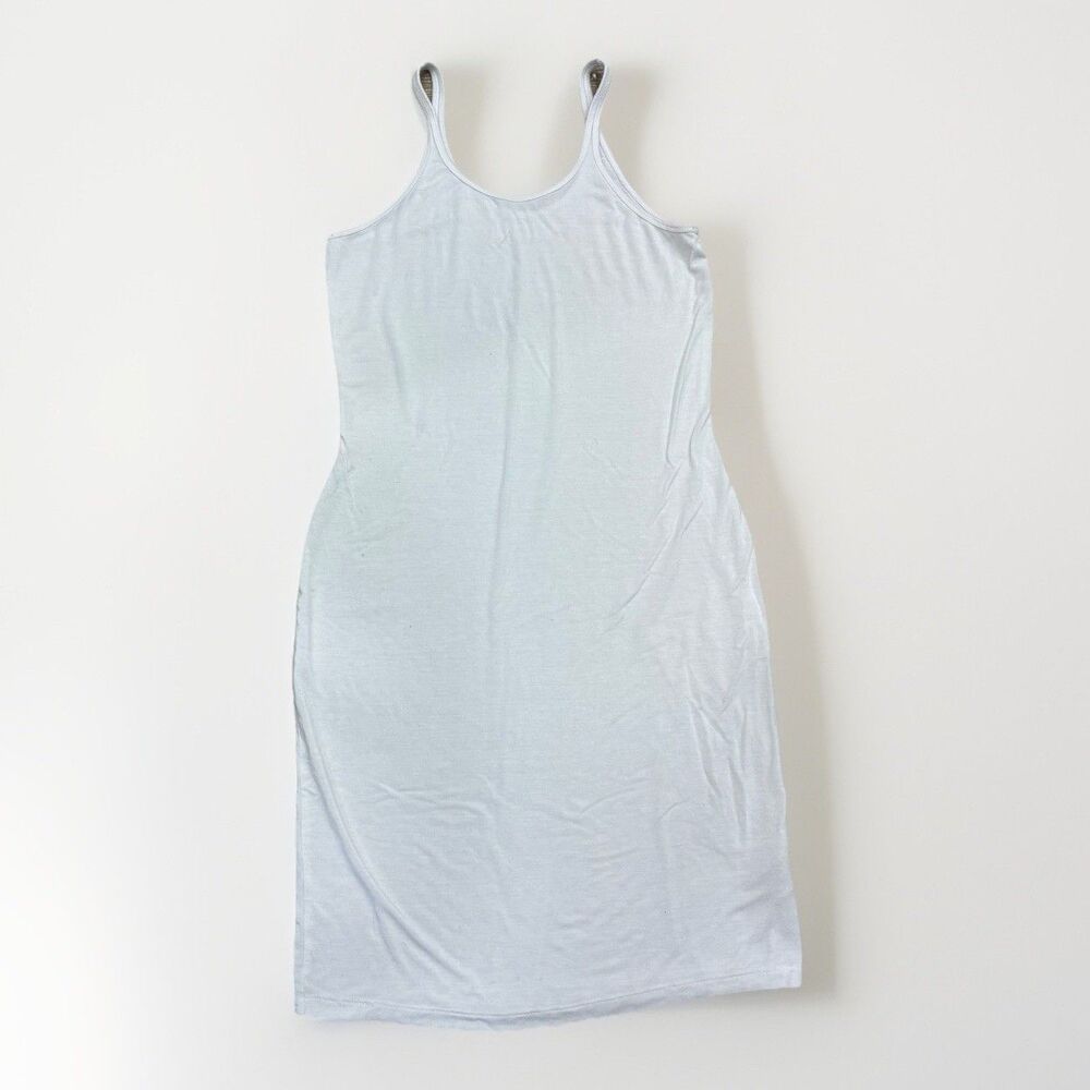 T by Alexander Wang Dress Size Medium White Tank Bodycon Modal Spanx